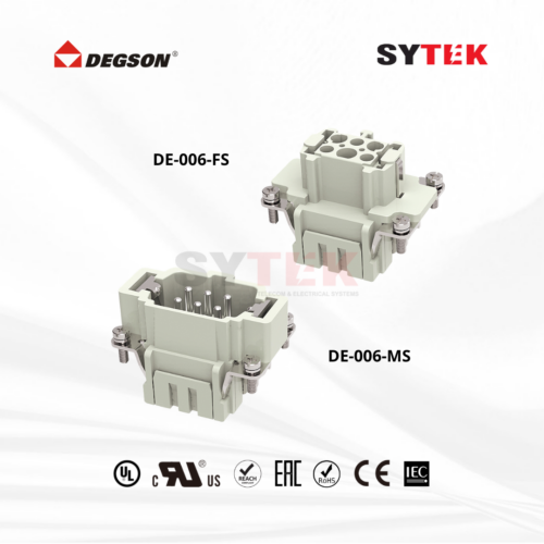 Giắc (Jack) cắm công nghiệp Degson | Mã DE-006 4 DE 006 MSFS