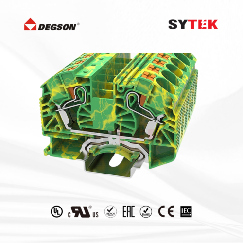 Cầu đấu tiếp địa Degson loại Push-in | Mã DS-PE 11 DS16 PE