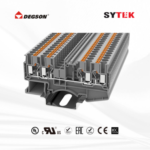 Cầu đấu Degson 4 dây Push-in | Mã DS-QU 5 DS2.5 QU