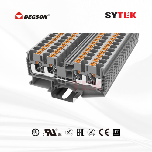 Cầu đấu Degson 4 dây Push-in | Mã DS-QU 7 DS6 QU
